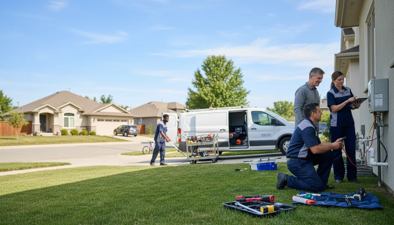 Tankless water heater service in Bloomburg, TX